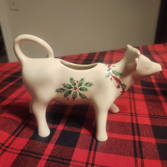 Lenox American By Design Holiday Cow Creamer NEW IN BOX - Picture 6 of 16
